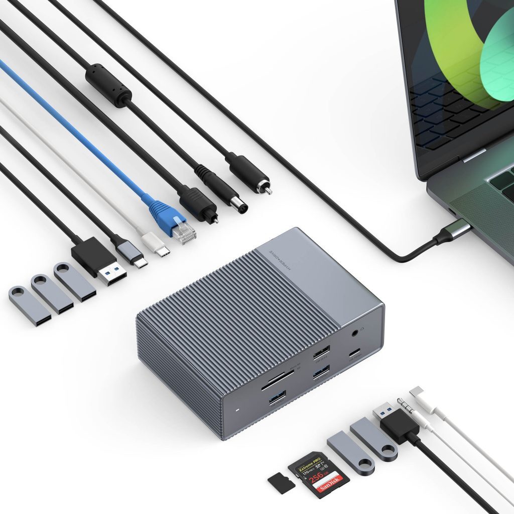 Cổng chuyển HyperDriver GEN2 16 IN 1 Thunderbolt 3