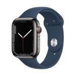 đồng hồ apple watch series 7 mặt thép đen