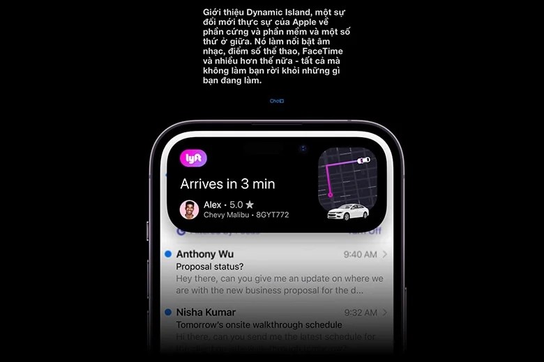 Tính năng Dynamic Island