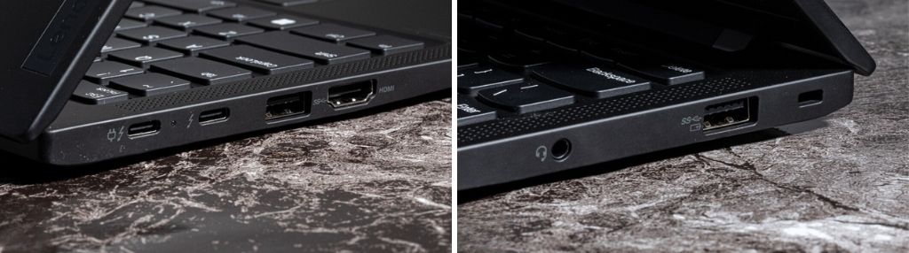 Cổng kết nối trên X1 Carbon Gen 10 Core i5