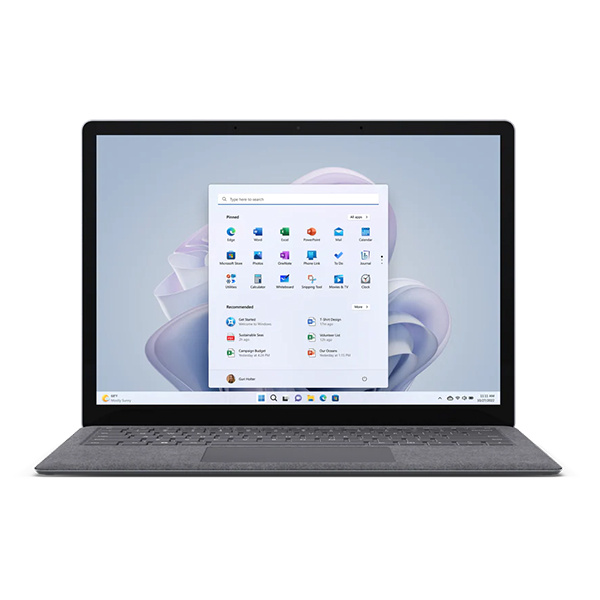 surface laptop 5 Alcantara vải bạc silver