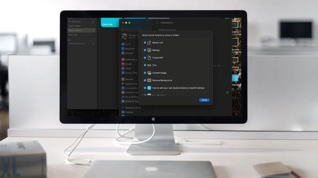 cách thêm tác vụ vào cửa sổ Finder trên mac