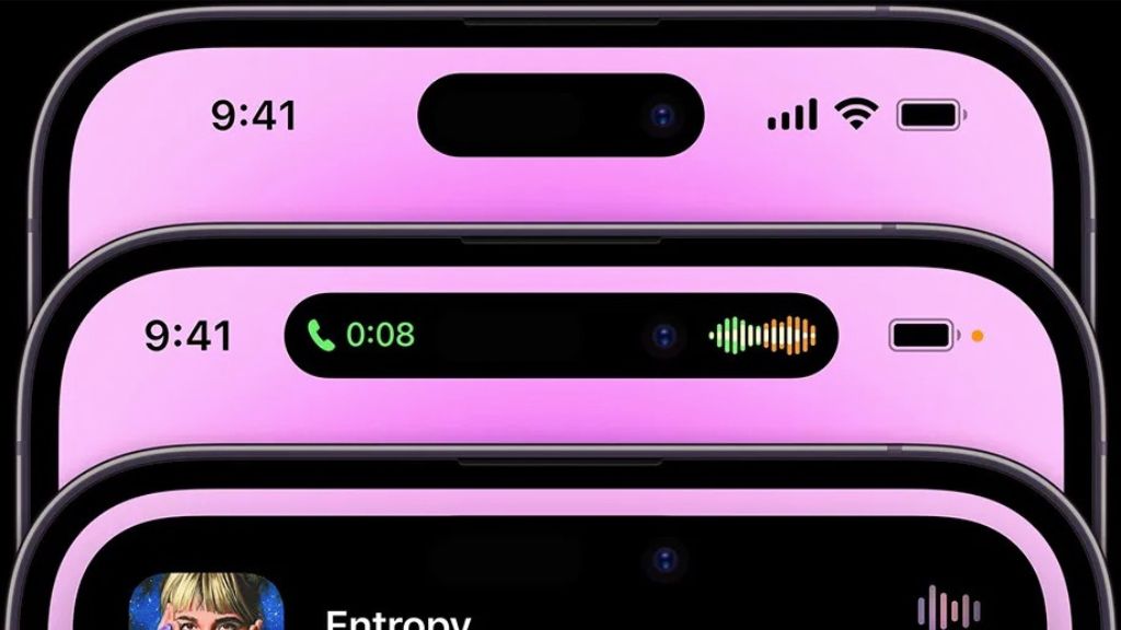Thiết kế của Dynamic Island trên iPhone