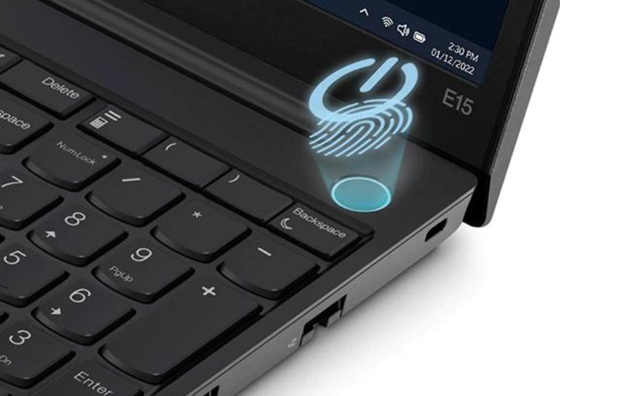 bảo mật trên thinkpad e15