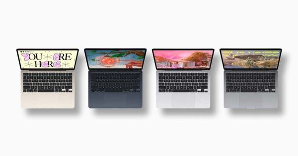 Macbook Air M2 2022 có mấy màu?