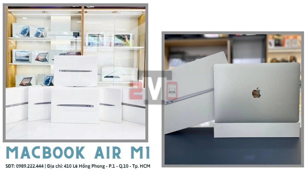Macbook Air M1 2020 sẵn hàng tại 2T Mobile