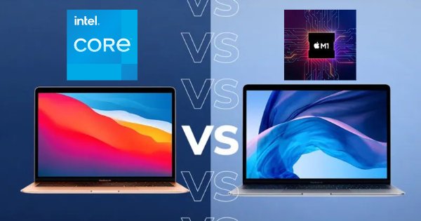 so sánh macbook air m1 và 2020