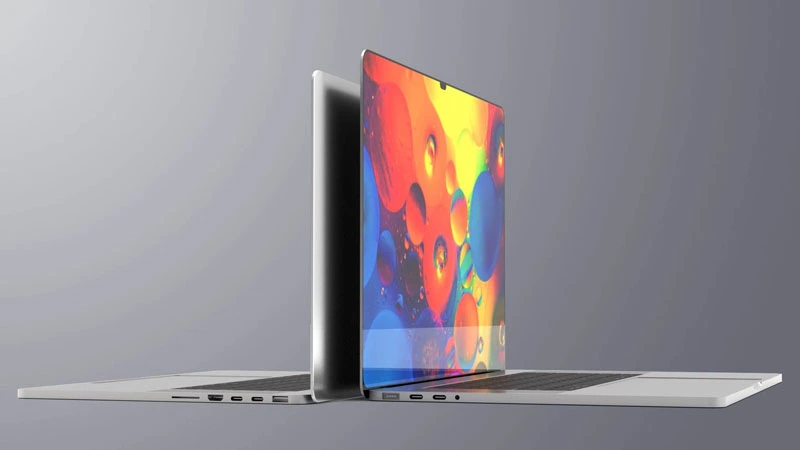 Thiết kế Macbook Pro 2021 và 2020 đều mỏng, nhẹ, thuận tiện di chuyển Thiết kế Macbook Pro 2021 và 2020 đều mỏng, nhẹ, thuận tiện di chuyển