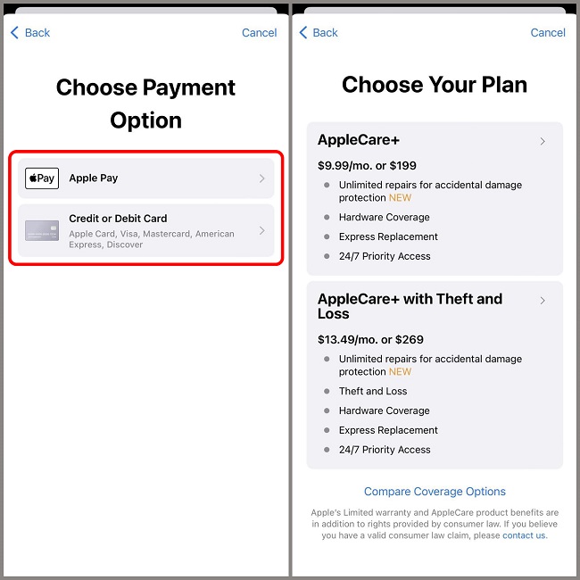 AppleCare là gì? Hướng dẫn mua Apple Care+ bước 2 AppleCare là gì? Hướng dẫn mua Apple Care+ bước 2