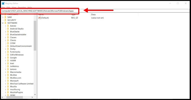 Cách Xóa ứng dụng chạy ngầm bằng Registry Editor