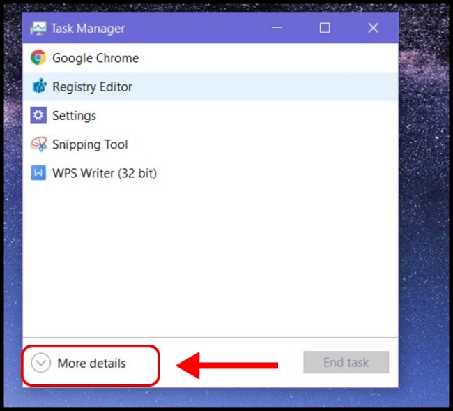 Cách xóa ứng dụng chạy nền bằng Task Manager