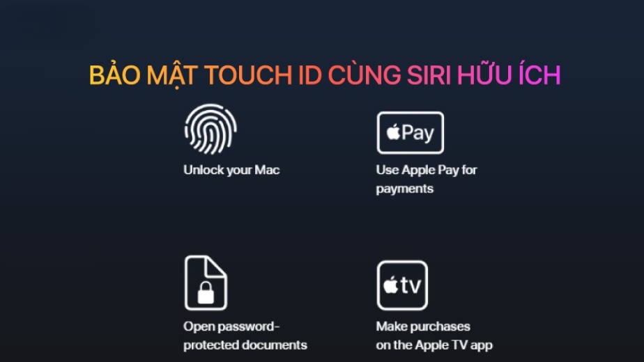 khả năng bảo mật của macbook pro m2