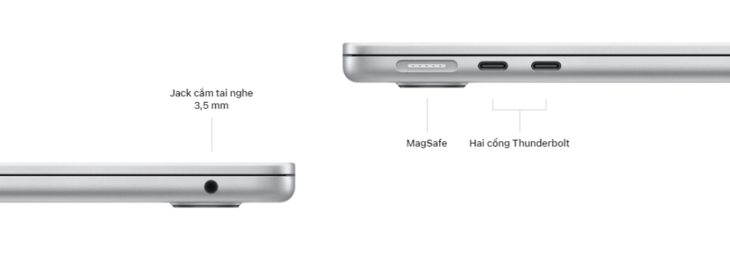 cổng kết nối macbook air