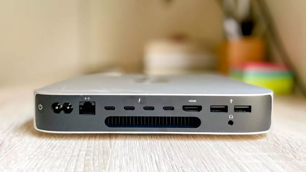 cổng kết nối trên mac mini m2