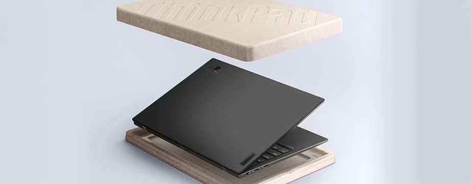 thinkpad x1 nano gen 3 và hộp đựng tái chế
