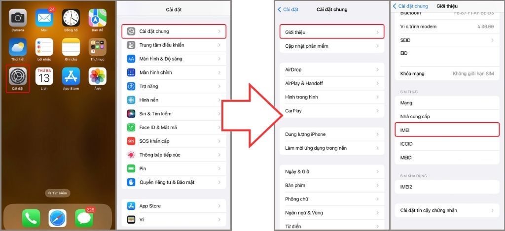 cách check active iphone