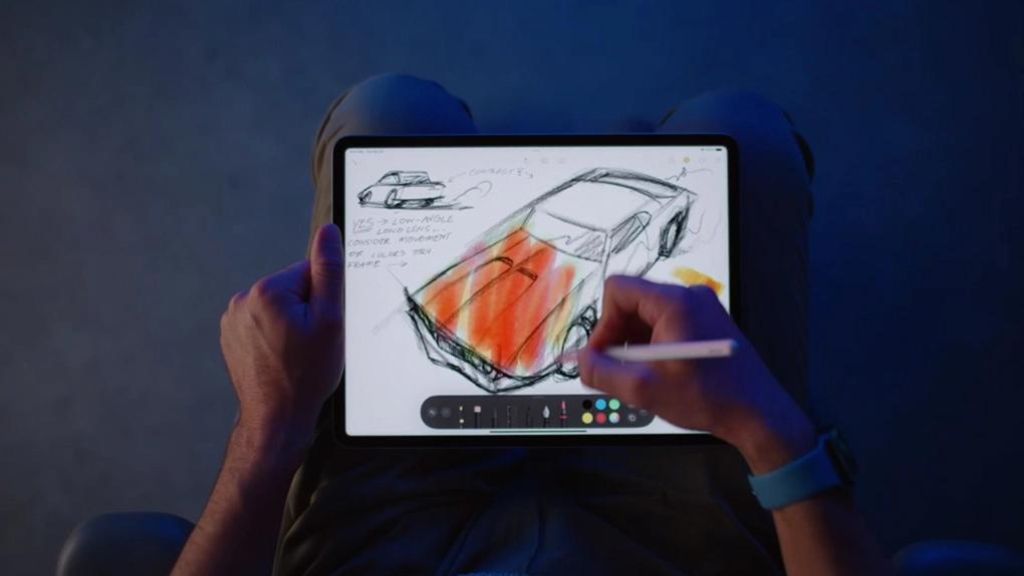 Vẽ trên ipad pro m2 bằng Pencil