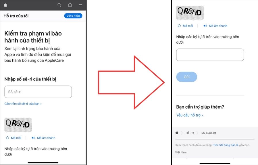 cách check thời hạn bảo hành iphone