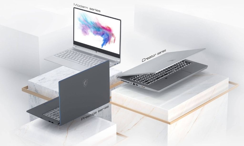 thiết kế của laptop msi