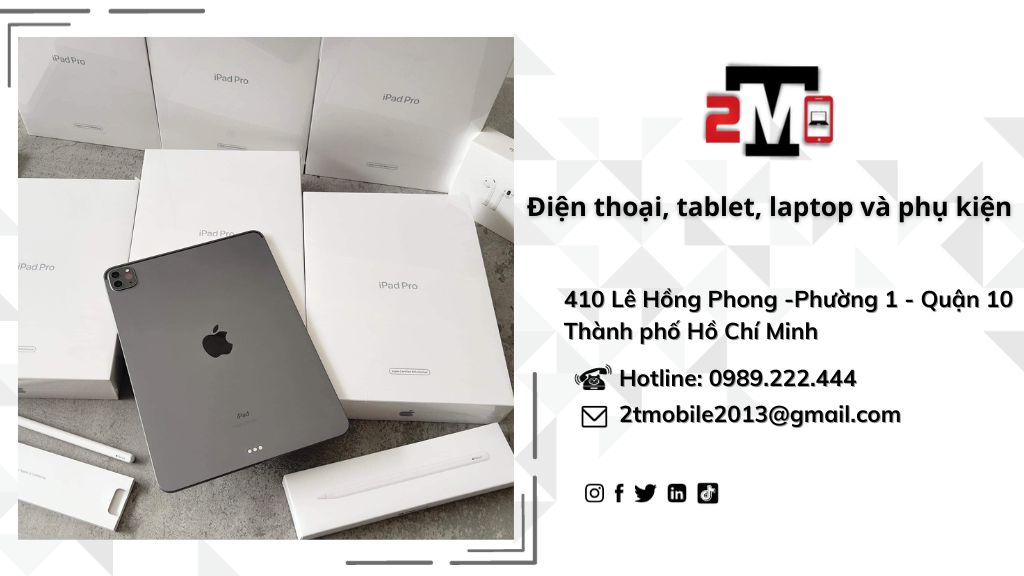 Mua iPad CPO chất lượng giá rẻ tại 2T Mobile