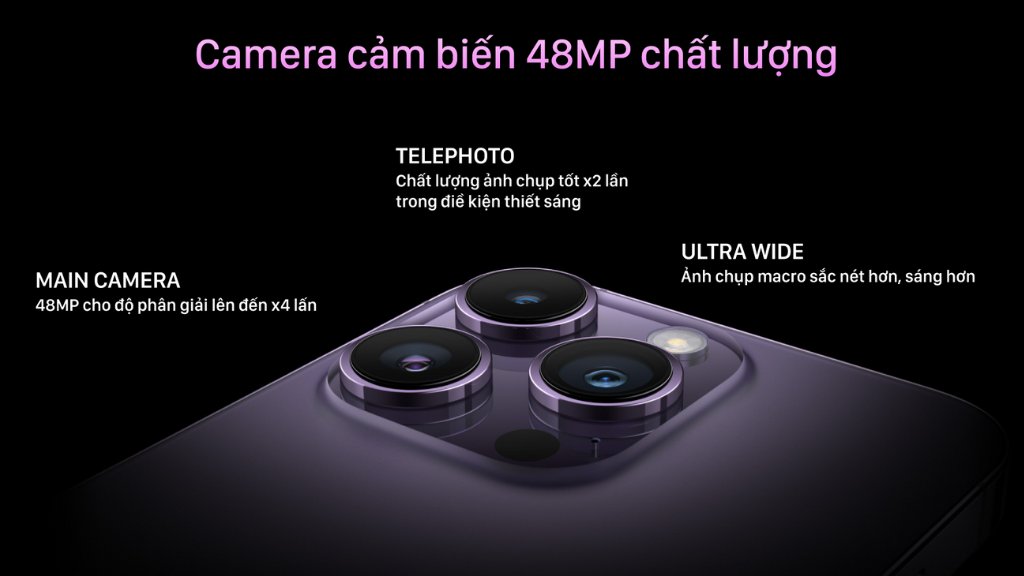 Camera iPhone 14 Pro Max