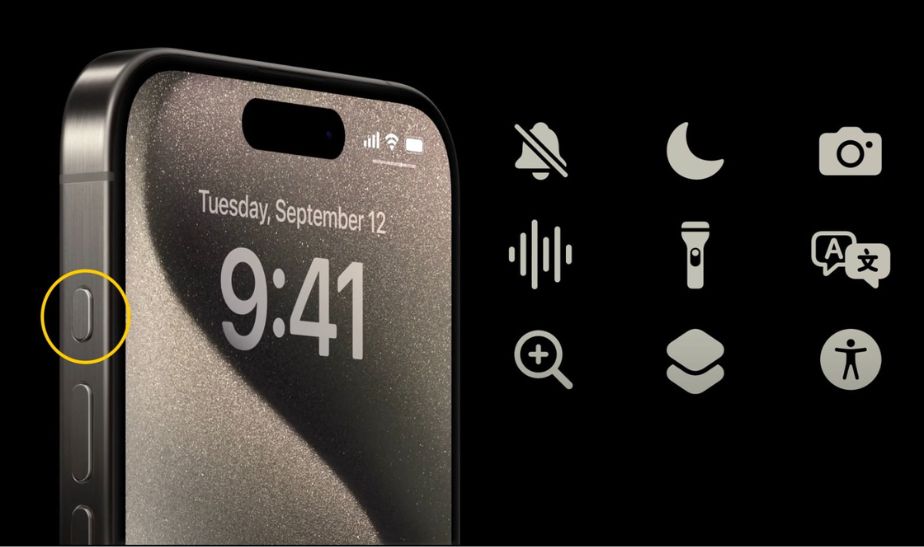 Action button trên iPhone 15 Pro
