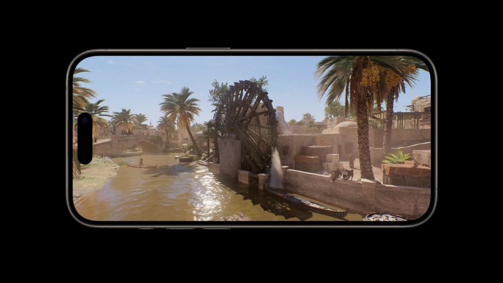 chơi game trên iphone 15 pro max