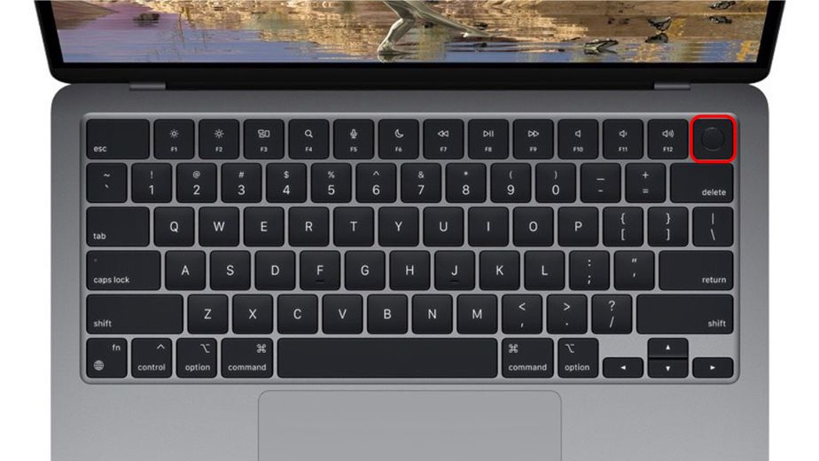 nút nguồn macbook