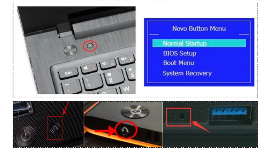 reset máy tính lenovo - Sử dụng OneKey Recovery lenovo