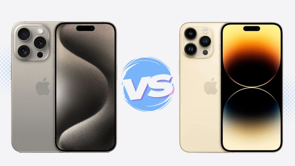 so sánh iphone 15 pro max và iphone 14 pro max