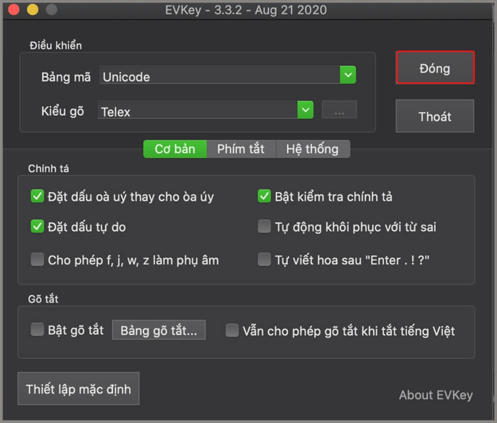 tải phần mềm evkey cho macbook m2