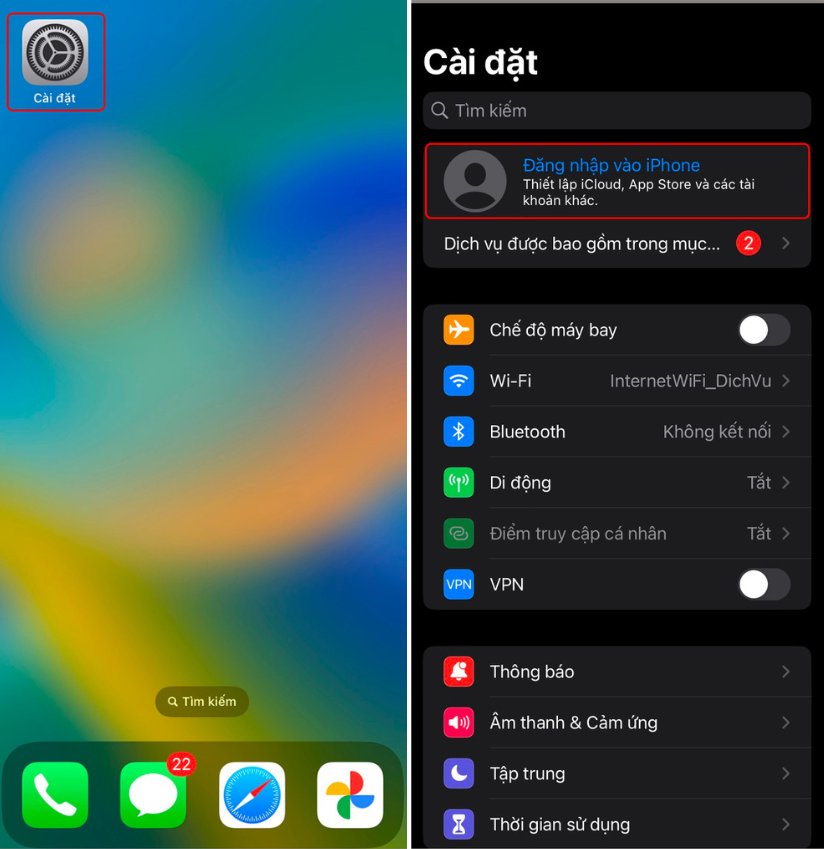Hướng dẫn các khôi phục mật khẩu iCloud iPhone - Bước 1