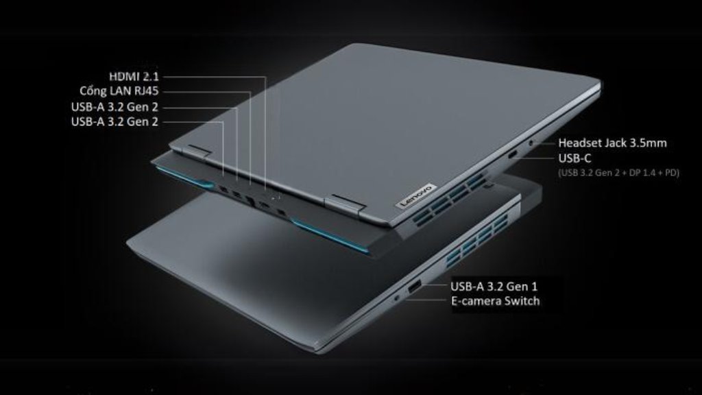 Lenovo GeekPro G5000 Ryzen 7 - cổng kết nối