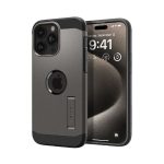 Ốp Lưng Spigen iPhone 15 Pro Max Tough Armor Màu Xám
