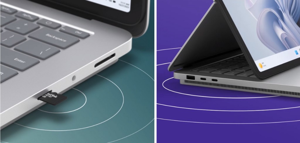 Cổng kết nối Surface Laptop Studio 2