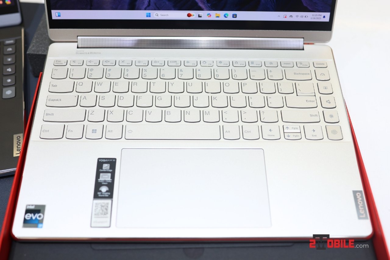 Bàn phím Yoga 9i Gen 8 oatmeal