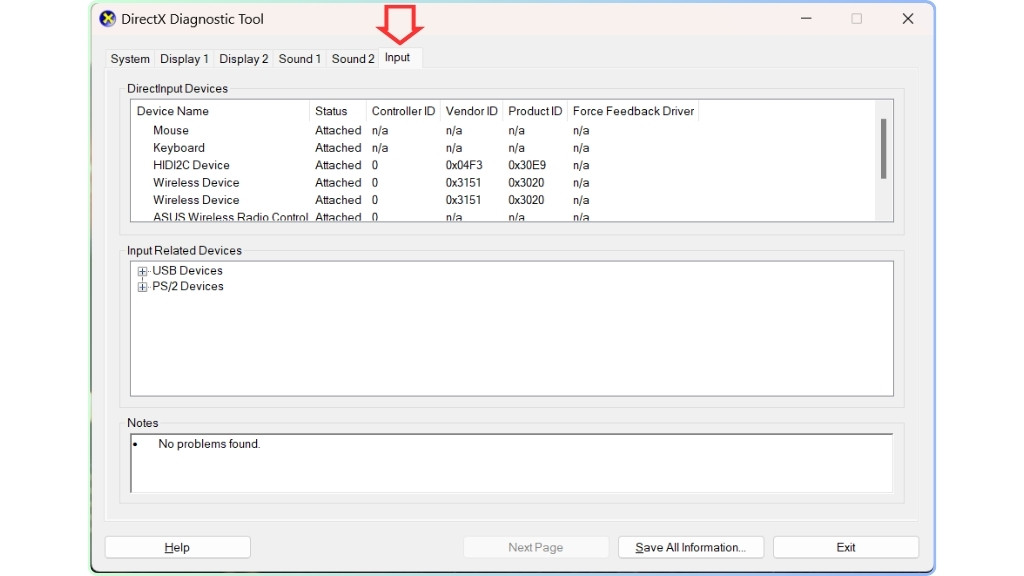 Tab input trên Windows 11