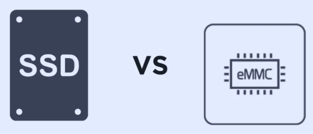 So sánh eMMC và SSD
