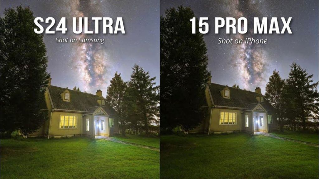 Samsung Galaxy S24 Ultra vs iPhone 15 Pro Max camera
