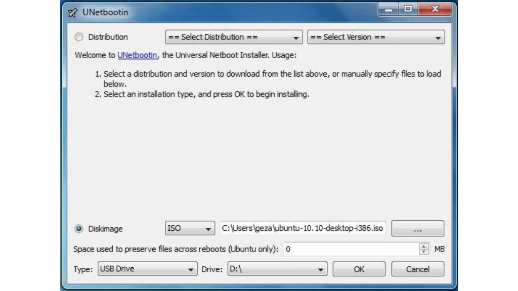 Phần mềm UNetbootin