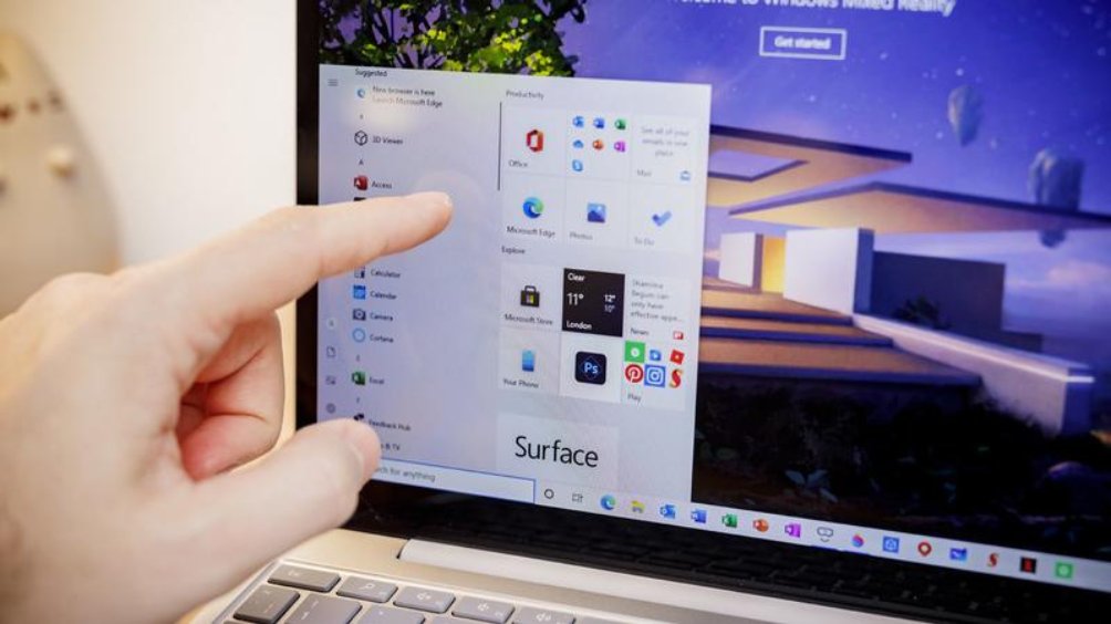 Surface laptop go Màn hình cảm ứng