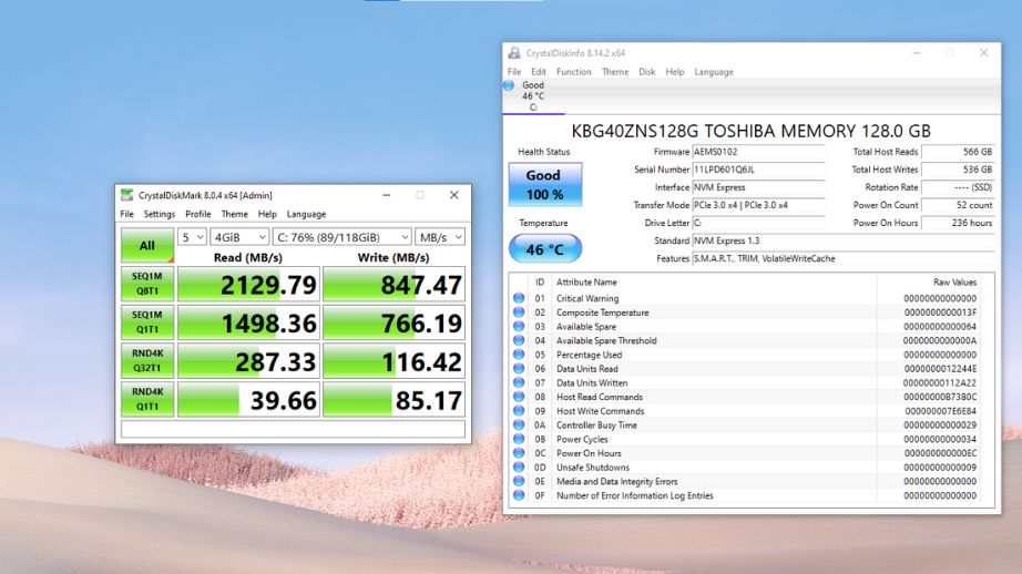 Hiệu suất Sureface Laptop Go