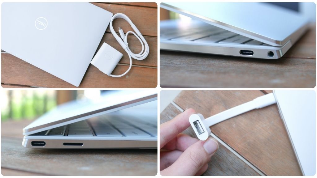 Các cổng kết nối trên Dell XPS 13 Plus 9320