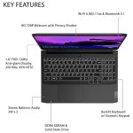 Lenovo Ideapad Gaming 3 15IHU6 - Bàn phím