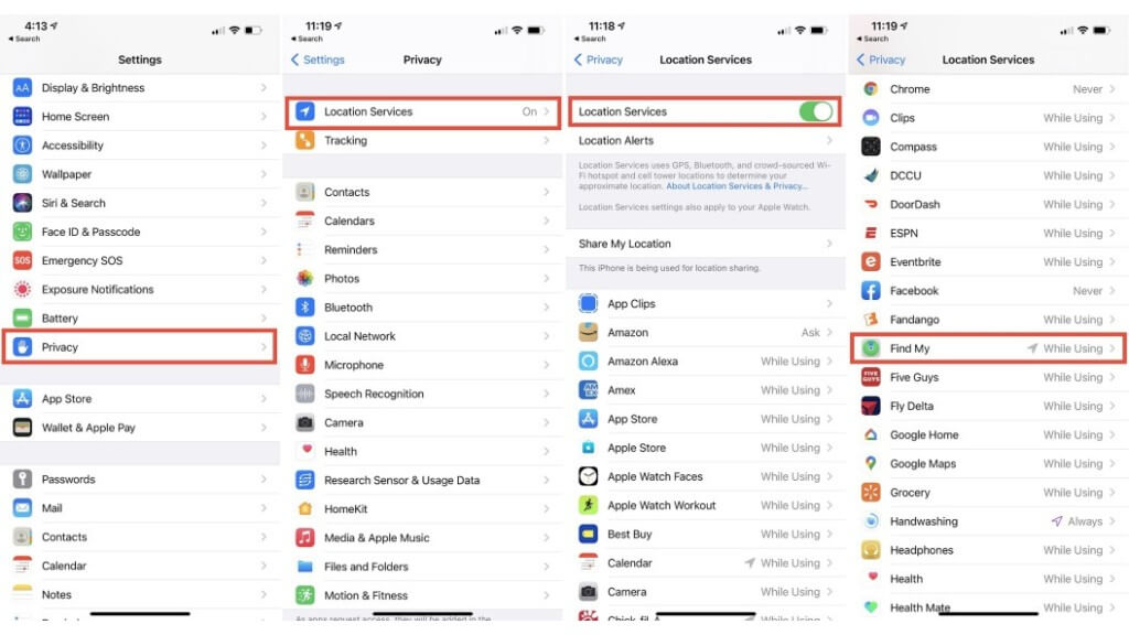 Kích hoạt Airtag trên iphone ipad