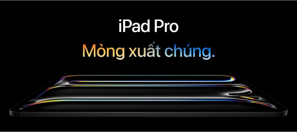 Thiêt kế iPad Pro 11 inch 2024 M4 Wifi