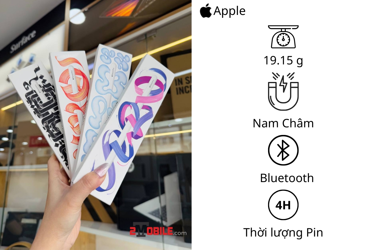 Bút Apple Pencil Pro 2024