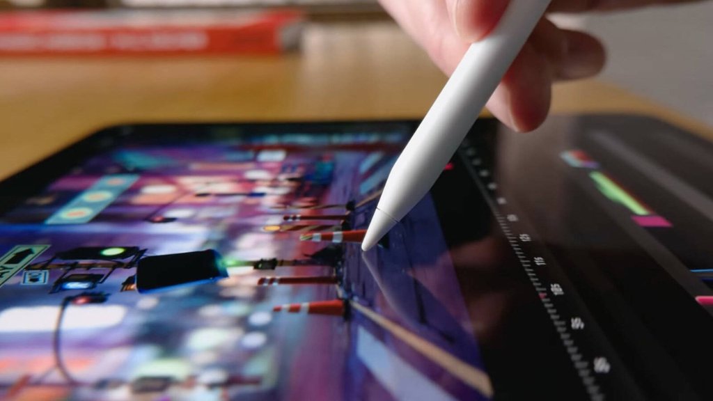 Cảm biến xúc giác trên Apple Pencil Pro