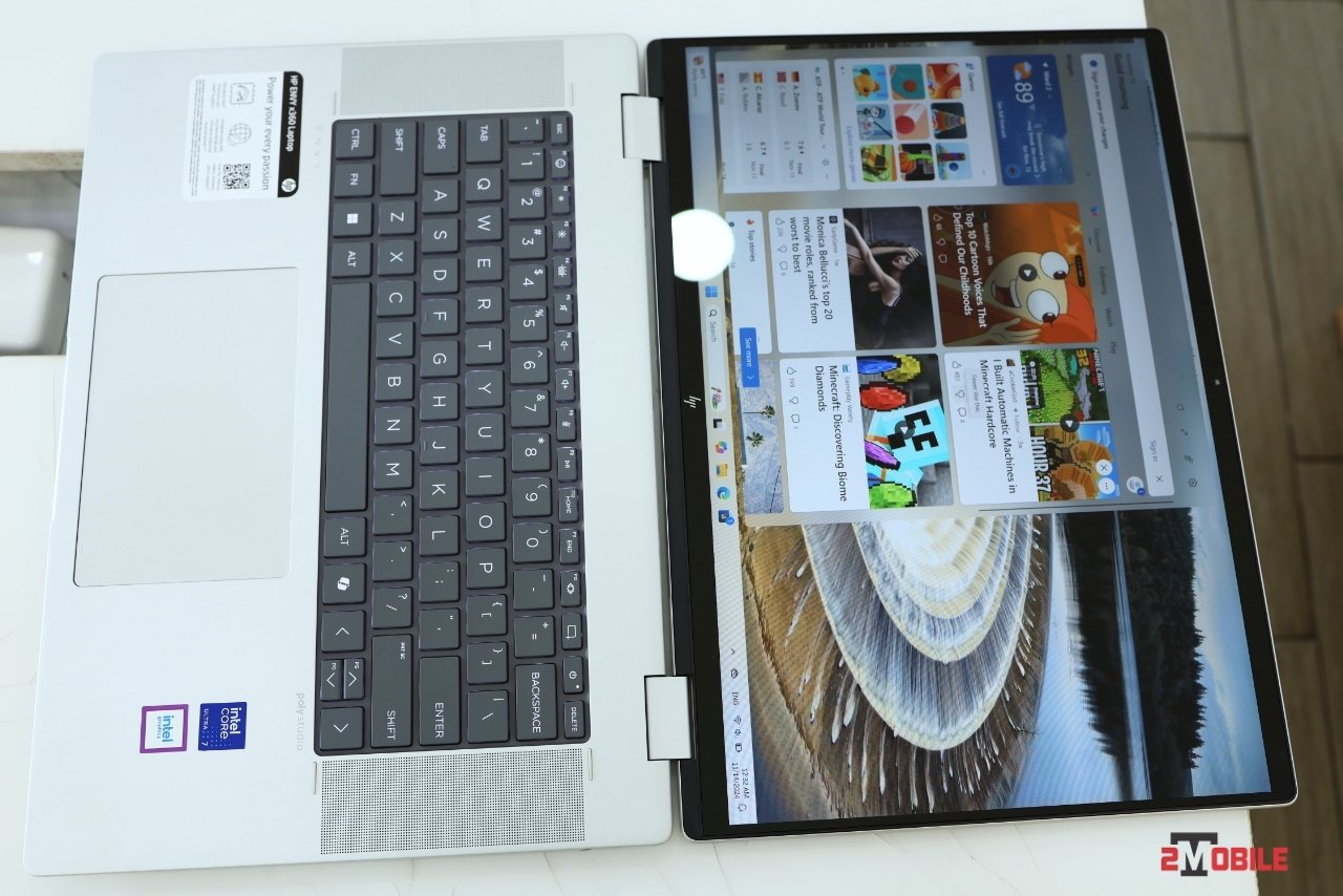 Laptop HP Envy x360 2 in 1 16 inch 2024 hiệu năng ổn định