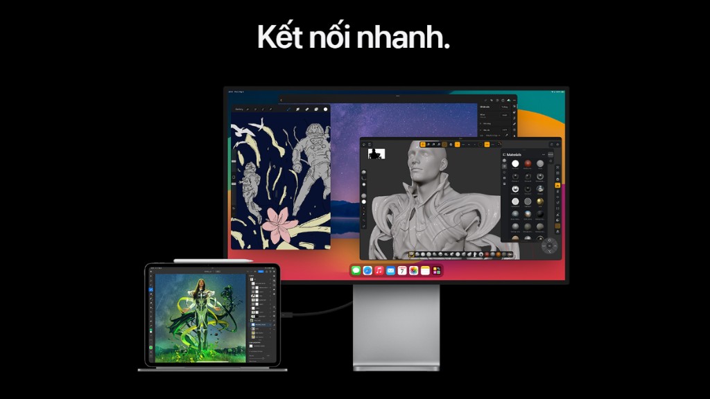 ipad pro 2024 m4 kết nối nhanh chóng